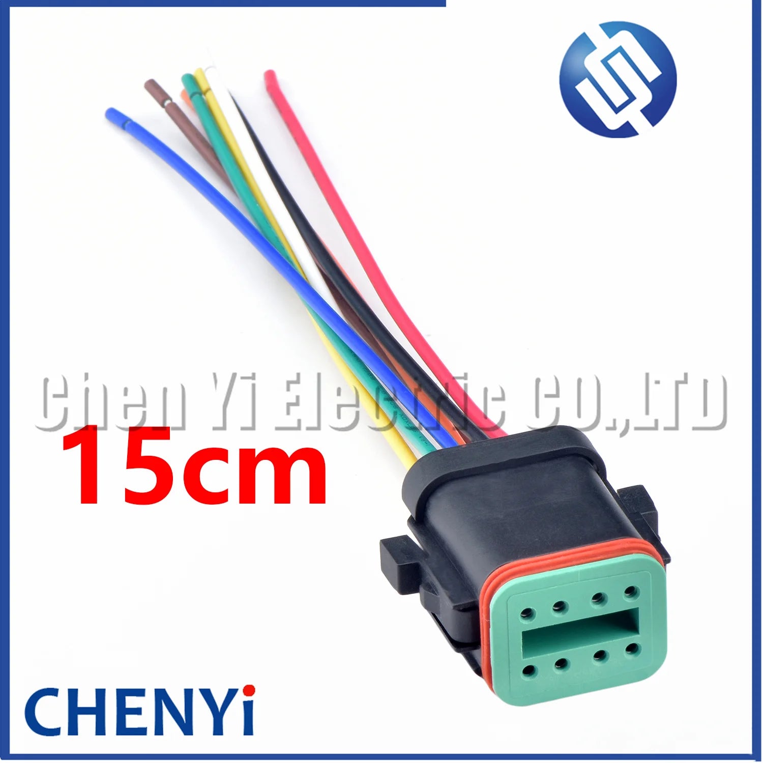 8 Pin Black DT series Connector Waterproof Wire harness plug Socket DT06-8S DT04-8P DT06-8S-E005 DT04-8P-E005 For Deutsch