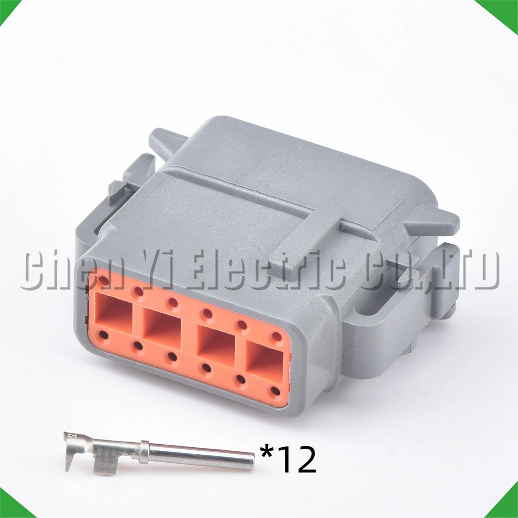 12-Pin Wire Harness DTM06-12S DTM04-12P female Automotive waterproof connector Sealed