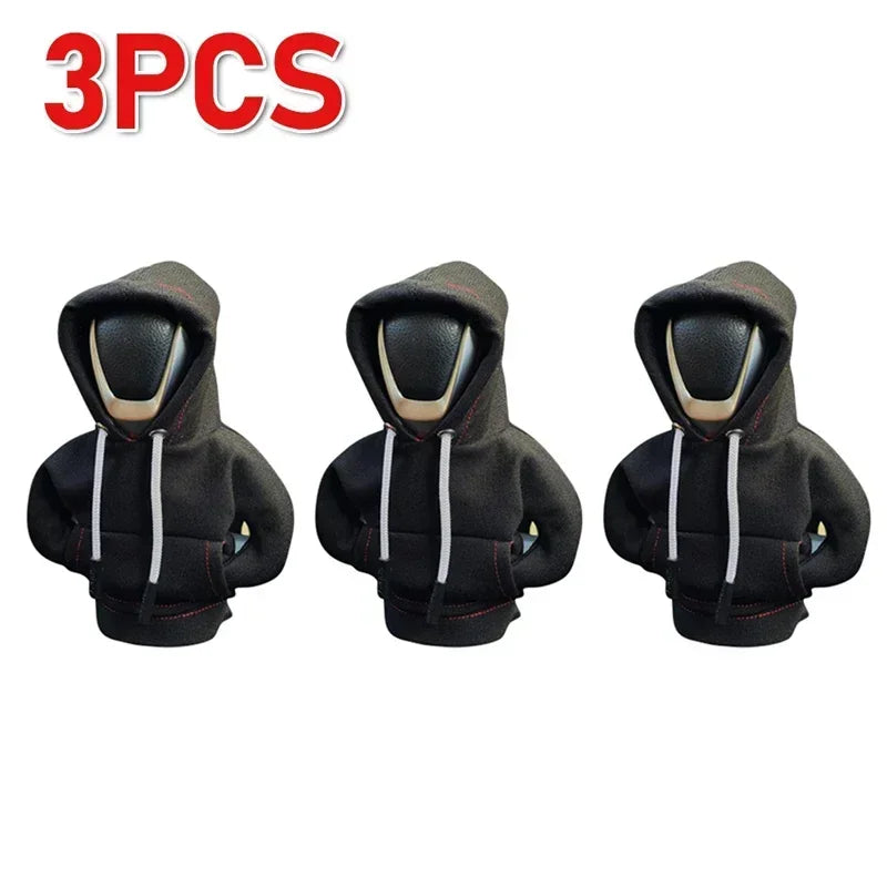 Hoodie Car Gear Shift Cove Shift Lever Handle Kit Creative Universal Car Gear Shift Hoodie Cover Decoration Car Interior Amagi