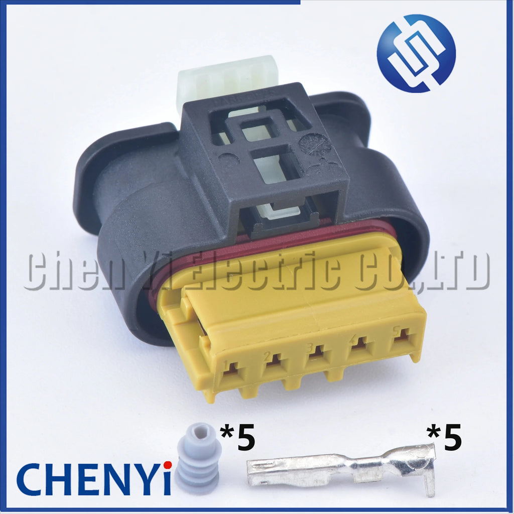 5 Pin Female Automotive waterproof Connector Air flow meter Sensor Plug Injector socket 8509445-02 8517903-02 805-123