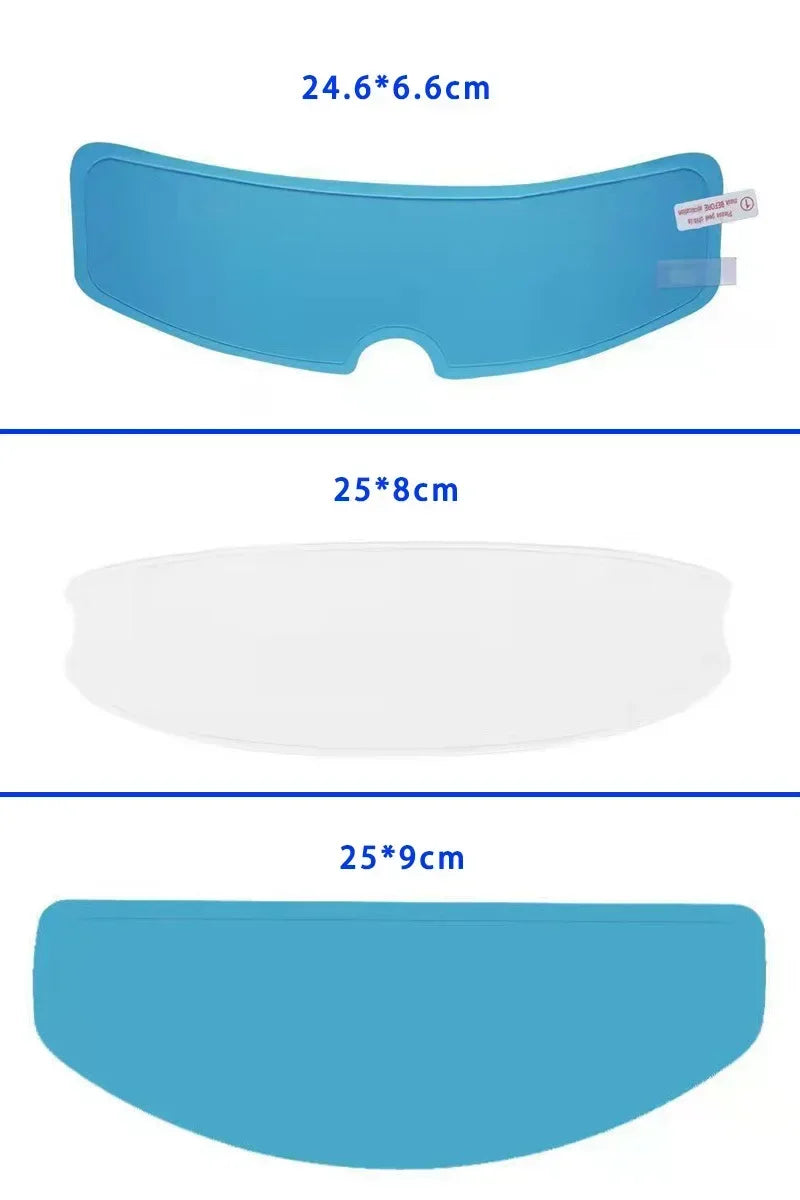Motorcycle Helmet Anti-fog Film and Rainproof Film Universal Motorcycle Helmet Nano Coating Sticker Film Helmets Amagi