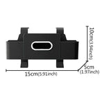 Universal Fit 4-in-1 Car Seat Organizer Tissue Holder Cup Slots Hooks Phone Holder Durable Multi-Functional Storage Box Vehicle