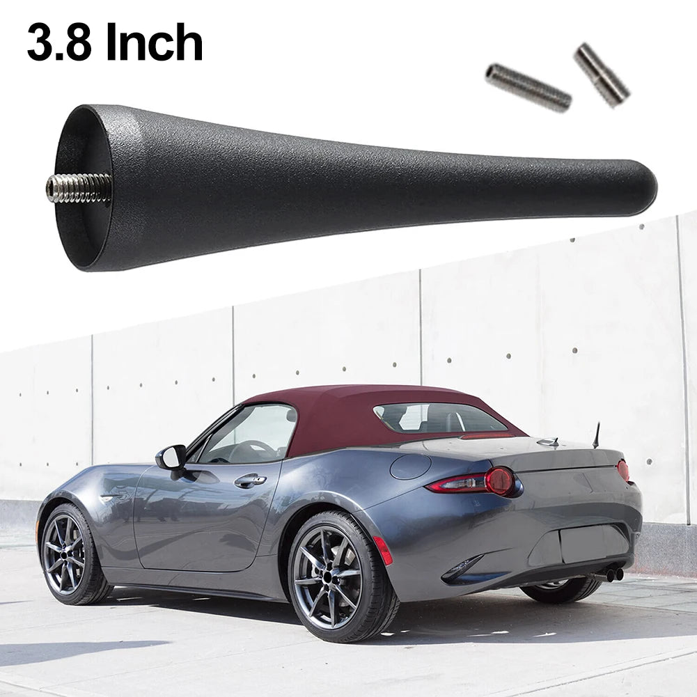 3.8" Car Antenna Radio Accessories Short Stubby Antenna Mast Radio Signal Aerial For Mazda For MX-5 For Miata