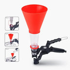 Car Engine Oil Funnel Universal Fuel Add Funnel Tools Adjustable Gasoline Special Funnel Non-leakage Design amagi