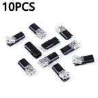 2 Pin Way Plug Wire Cable Snap Connectors Waterproof Electric Wire Double-Wire Plug-In Connector with Locking Buckle