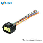For excavator Volvo display 12-hole wiring harness plug 174657-2 Male/female connector 174655-2