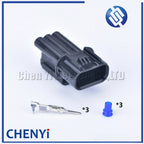 3 Pin car waterproof auto connector LED Fog Light Wire Socket  Daytime Running Light Connector 6189-7494 For Honda