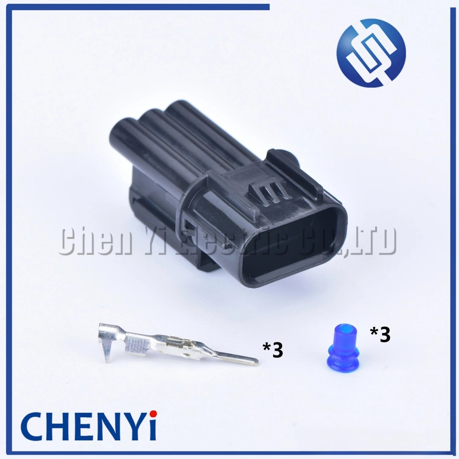 3 Pin car waterproof auto connector LED Fog Light Wire Socket  Daytime Running Light Connector 6189-7494 For Honda