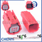 6 Pin male or female Car OBD Diagnostic Plug Auto Universal Socket Automotive Connector MWTPB-06-1A-R protection cover