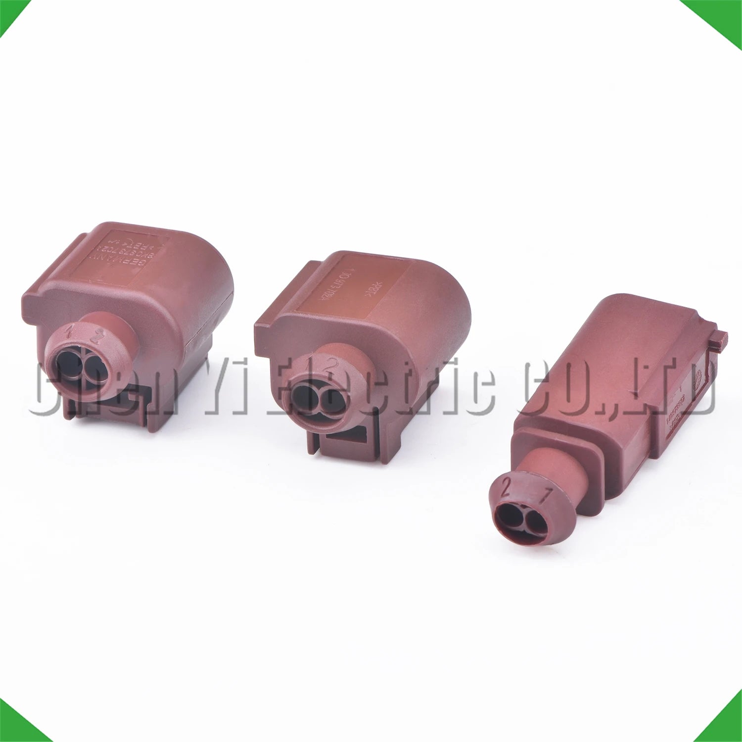 2 Pin Auto Connector Electric hand brake wheel cylinder motor temperature sensor plug 1...