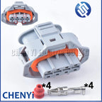 Grey 4 Pin way female Automotive waterproof connector ignition coils connectors 30728019 1928404993 0 221 604 010
