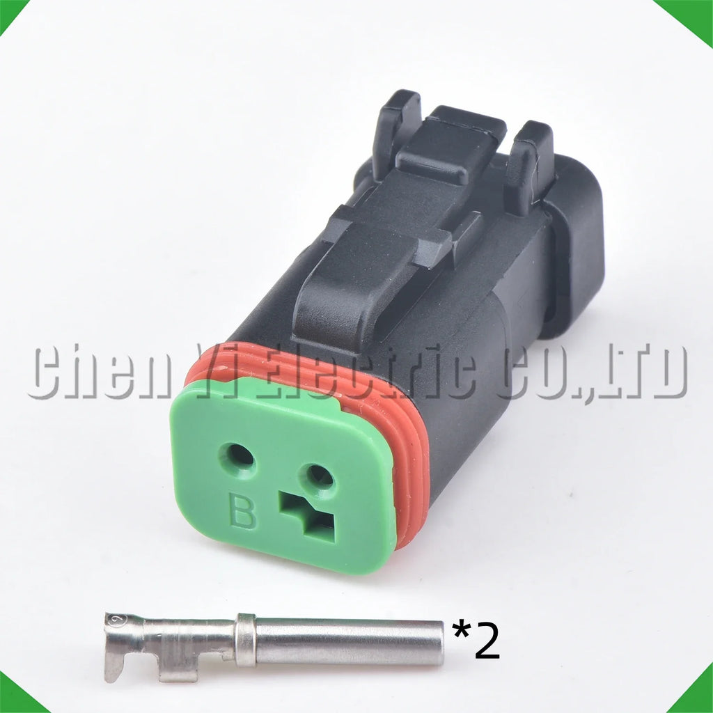 2-Pin Wire Harness Harness Waterproof Connector excavator headlight headlight