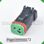2-Pin Wire Harness Harness Waterproof Connector excavator headlight headlight