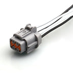 6 Pin 2.2mm Waterproof Male Female Connectors Light Lamp For Nissan Teana Sentra Exalta IACV Sensor PB291-06127 PB296-06120