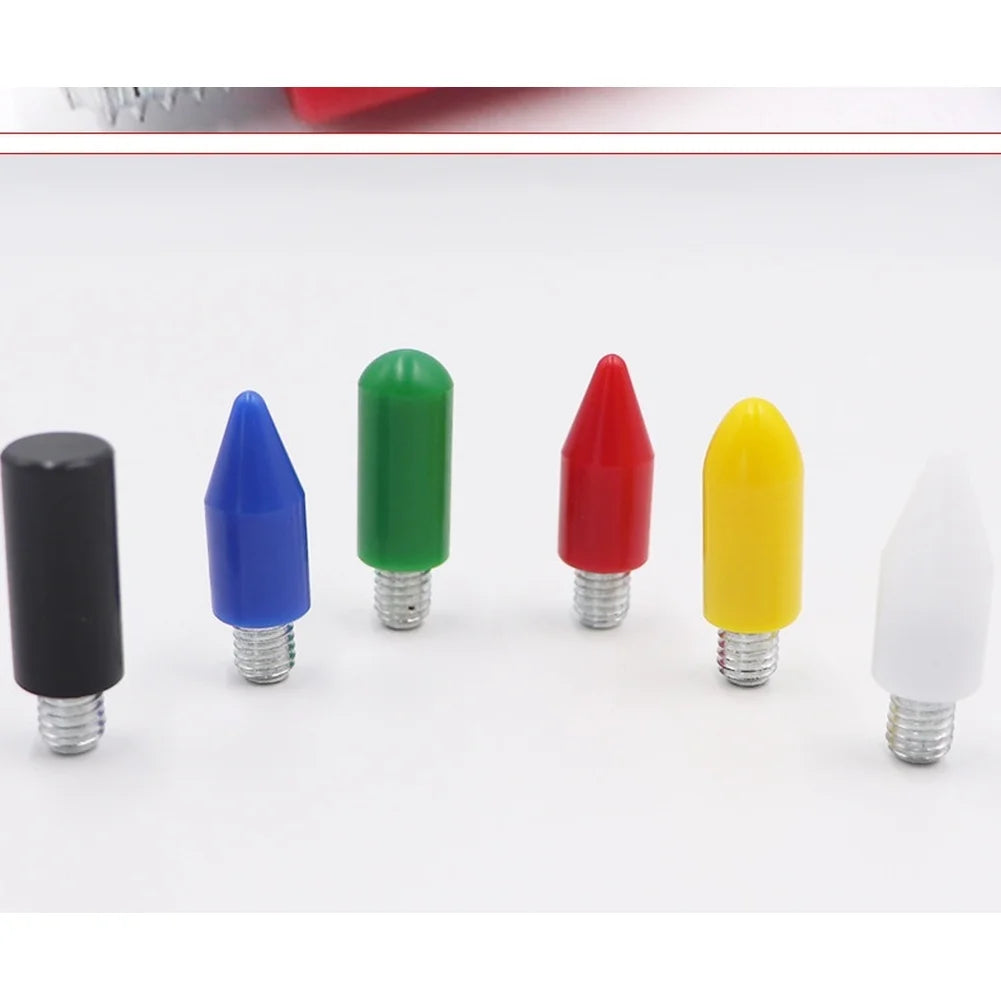 6pcs Car Dent Repair Seamless Repair Tools Multicolor M8 Scratch-free Repair Leveling Replacement Pen Head Flat Nylon Tip