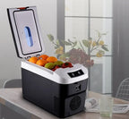 US/EU 220-240V 10L Car Home Refrigerator Mini Fridges 12/24V Freezer Cooler Heater Food Storage Box For Car Home Camping