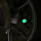 Mini Car Tire Valve Caps Luminous Valve Stem Caps Universal Fluorescent Tyre Nozzles Cover Tyre  wholesale