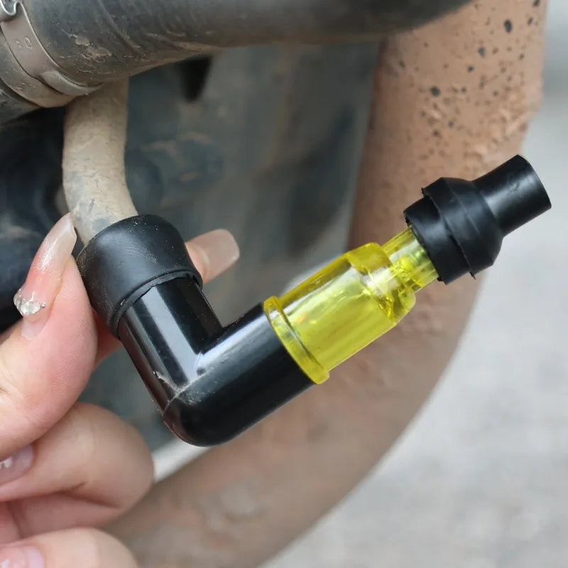 Motorcycle Ignition Spark Plug Cap Universal Flash Spark Plug High Pressure Cap Elbow Shaped Motorcycle Modification Accessories
