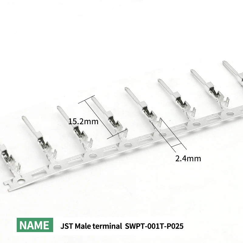 5/10/100 Sets Automotive Connectors JST02R-JWPF-VSLE 2/3/4/6/8 Pin Waterproof Connectors Male and Female Butt Plugs