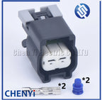 2 Pin Engine Cooling Fan Motor Wiring Connector Plug PT2188 88988506 13517352 For Equinox Buick GMC Pontiac Suzuki Chevrolet