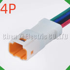 4 Pin Auto Waterproof Electronic Connector Wire Harness Butt Plug For 04R-JWPF-VSLE-S 0...