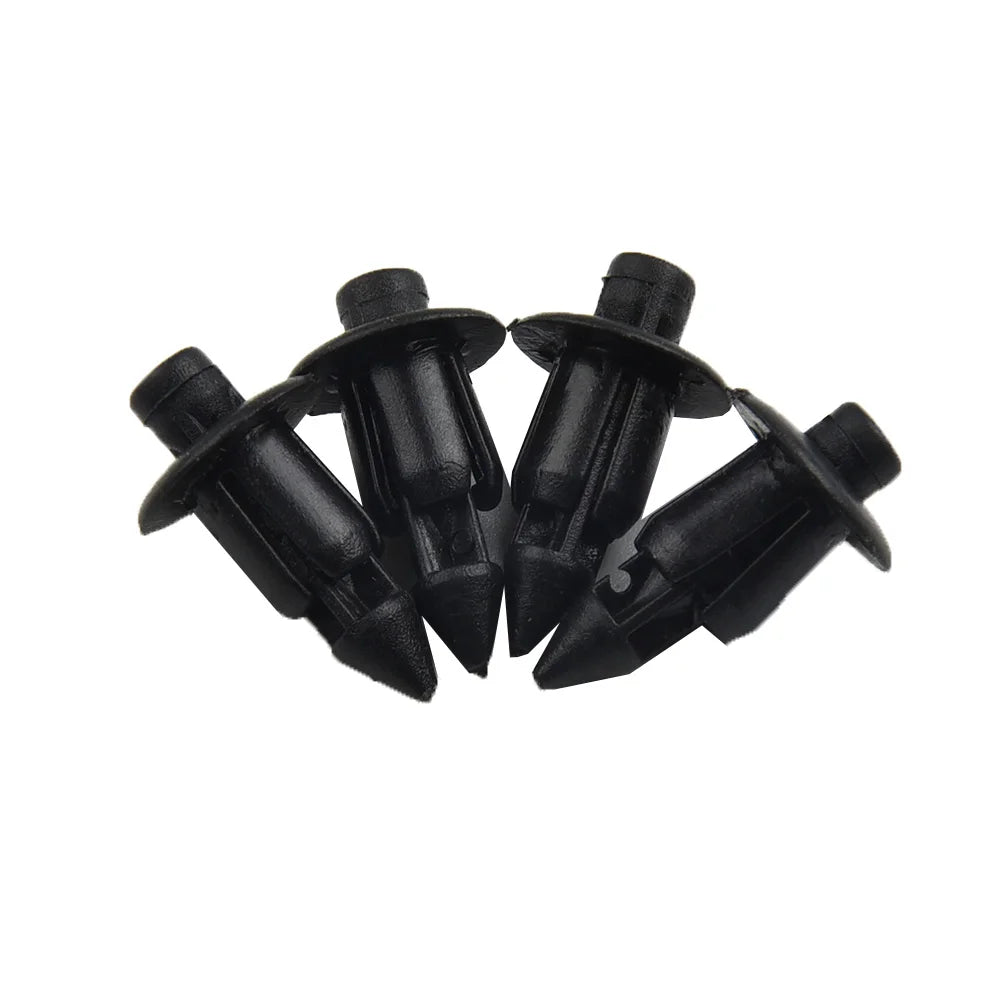100Pcs 6mm Car Fender Panel Plastic Rivet Fasteners Push Pin Clips For Suzuki GSXR Car Fender Push Retainer Pin Rivet Clip
