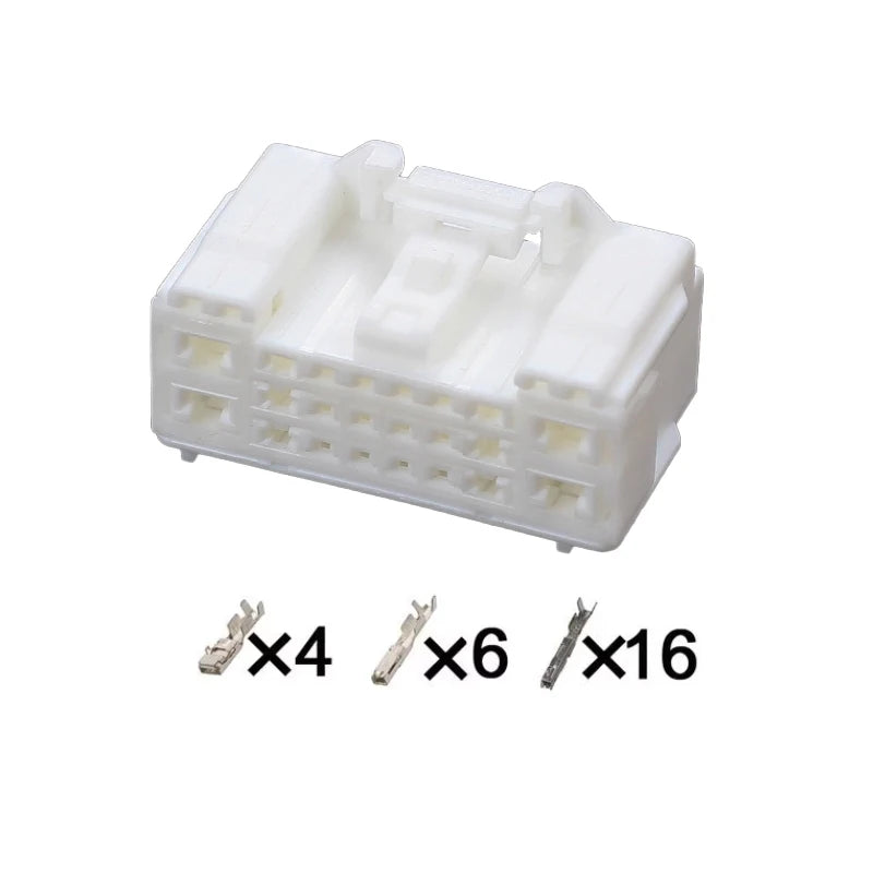 Suitable for Kia, Hyundai and BYD car door A-pillar and B-pillar wiring harness connector plugs 6098-7907/3098-7912