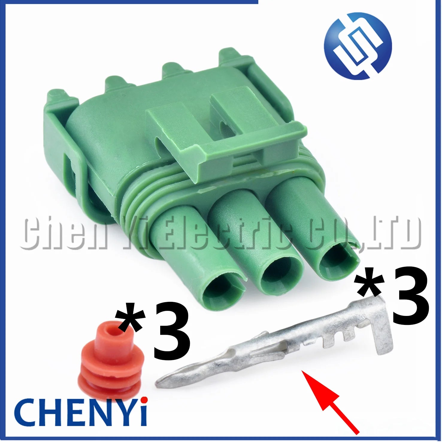 3 Pin green Automotive waterproof connector map Sensor Wire harness plug 12020403 with male or female Pins For GM