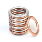 200/10pcs Car Oil Pan Drain Gasket Drainage Bolt Pad Aluminum/ Copper Oil Drain Plug Gasket Cars Accessories for Volkswagen Audi