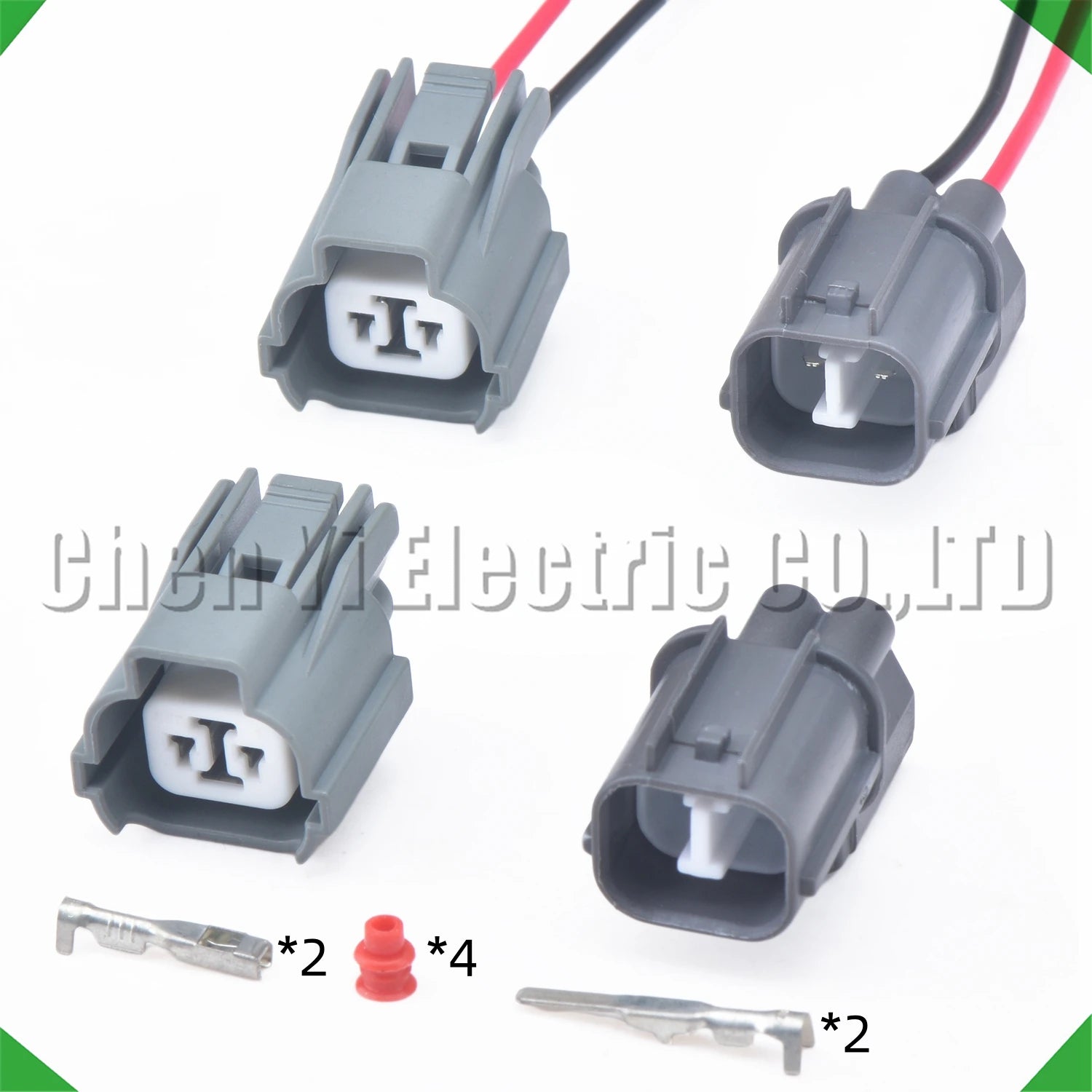 2-pin wire harness connector motor xenon headlight honda led headlight