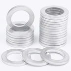 14mm Aluminum Oil Drain Plug Crush Washer Set Non-Slip for Lasting Sealing Car Exterior Accessories for Oil Change Compatible