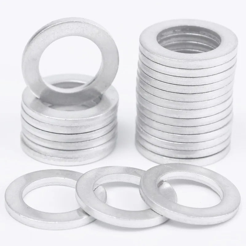14mm Aluminum Oil Drain Plug Crush Washer Set Non-Slip for Lasting Sealing Car Exterior Accessories for Oil Change Compatible