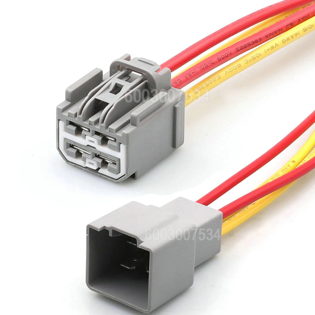 4 Pin Connector Unsealed 6.3mm Series Male Female Connectors Cable Plug Wiring Harness Housing 7282-6469-40 7283-6469-40