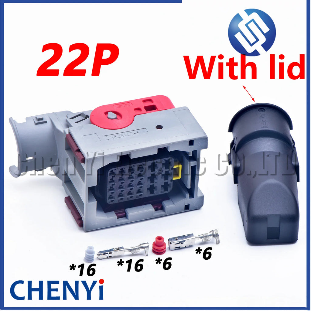 22 Pin ECU Computer board 22327072 21965284 Transmission Clutch Housing Solenoid Valve Plug 2-1823441-3 For VOLVO RENAULT TRUCK