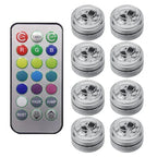 Car Auto LED RGB Interior Atmosphere Strip Light Decorative Foot Lamp With USB Wireless Remote Music Control Multiple Modes For