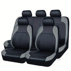 Universal Car Seat Covers Black Fashions Sports Seat Covers PVC Fabric Car Seat Cover Universal Interior Accessories Amagi