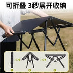 Multi Functional Outdoor Folding Table for Self Driving Hiking Convenient Metal Small Table Can Be Spliced To Hang Items Amagi