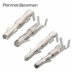20 Pcs 2.3mm Automotive Brass Electrical Wiring Crimp Terminal Tin Plated Male Female Plug Round Pin