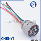 Deutsch 9 Pin Grey HD10 Series auto waterproof connector Diagnosctic Tool circular Wire Harness HD16-9-96S HD10-9-96P