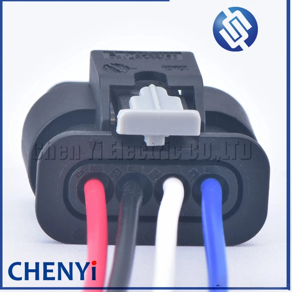4 Pin Fuel Injector Intake Pressure Sensor Plug Nitrogen oxygen sensor plug water temperature sensor Connector Pigtail 1718657-1