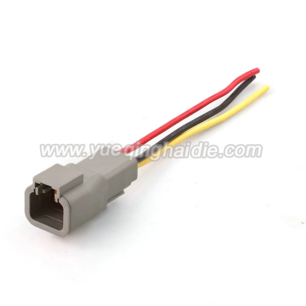 2 PIN Connector Waterproof 2.3mm Series Male Female Connectors Wiring Harness Housing Cable Socket DTP04-2P DTP06-2S