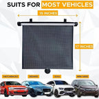 Car Retractable Sunshade Curtain Sunshade And Heat-insulating Side Window Curtains Curtains For Sunshade Blocking amabilis Tools