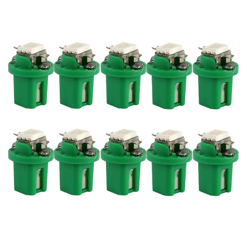 T5 LED Car Bulbs B8.5d Auto Car Dashboard Speed Lights Bulb Car Interior Lamp Accessories Dashboard Side Switch Lamps 12V