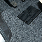 Car Carpet Plate Floor Pad Heel Foot Mat Pedal Patch Black PVC Waterproof Auto Anti-skid Pad Universal Interior Accessories