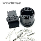 1 Set 13 19 Pin 13158679 Auto Door Composite Electrical Cable Connectors Female Wire Harness Plug For OPEL