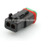 2 PIN Connector Waterproof 1.6mm Series Male Female Connectors Black Auto Plug For Mazda DT04-2P-E005 DT06-2S-E004