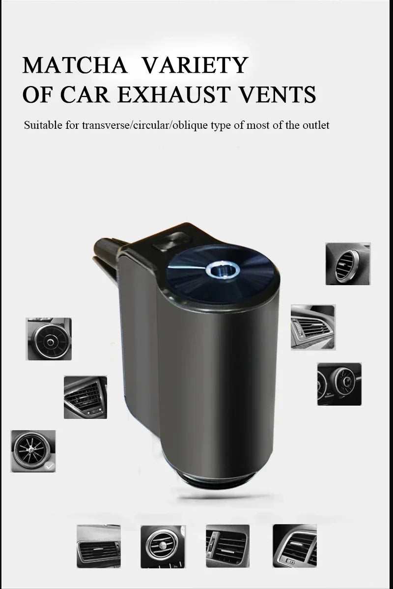Smart Car Fragrance Diffuser Automobile Aromatherapy Air Freshener Interior Deodorizer Light Scent Start Stop Aromatherapy Amagi