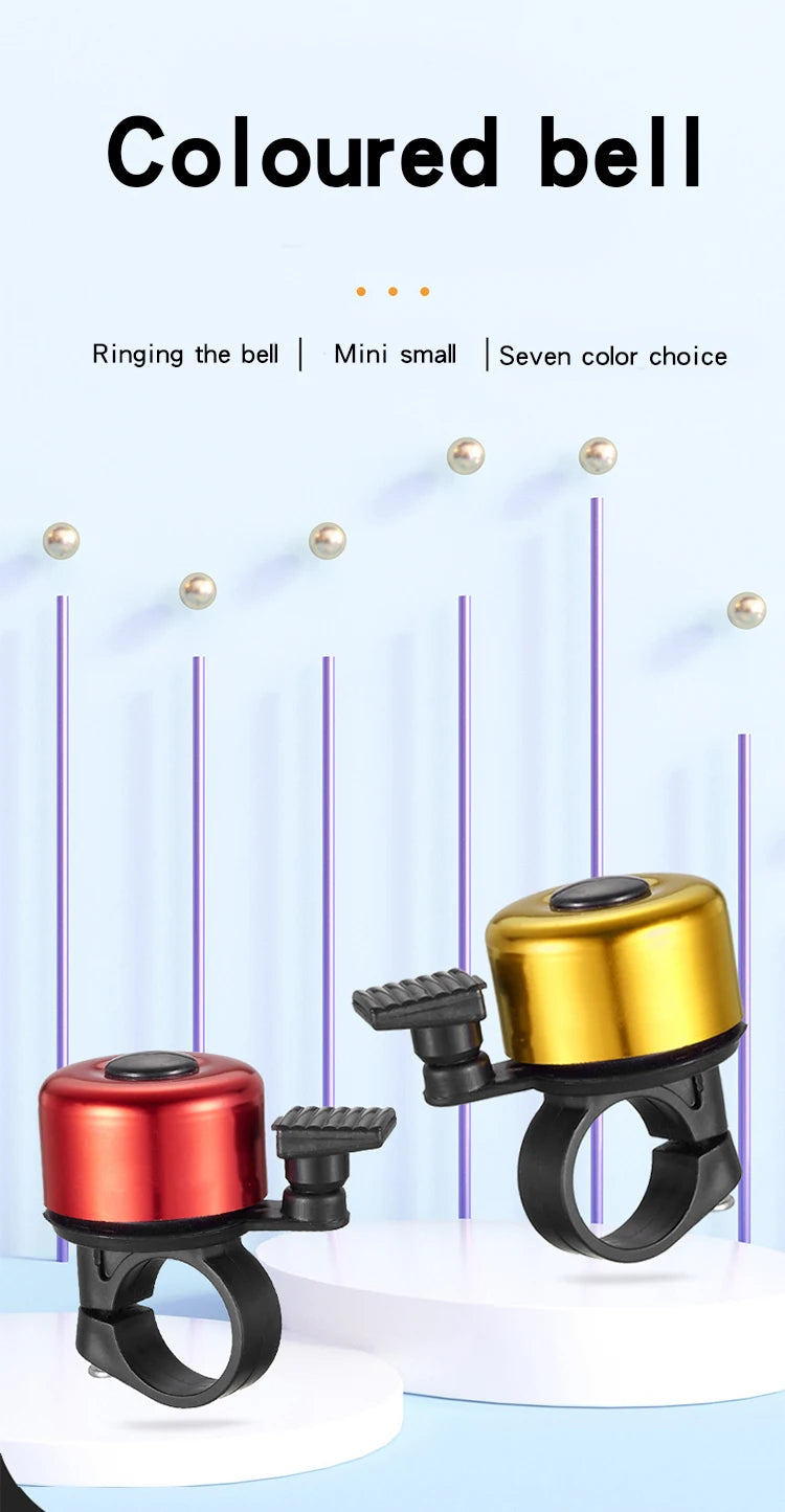 Bicycle Bell MTB Bike Sound Alarm Horn For Safety Warning Cycling Handlebar Metal Ring MTB & Road Bike Accessories New