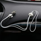 Car Wire Tie Clip Adhesive Fixer Organizer Black White Clamp Cable Line Holder Phone Computer USB Line Fastener Auto Accessories