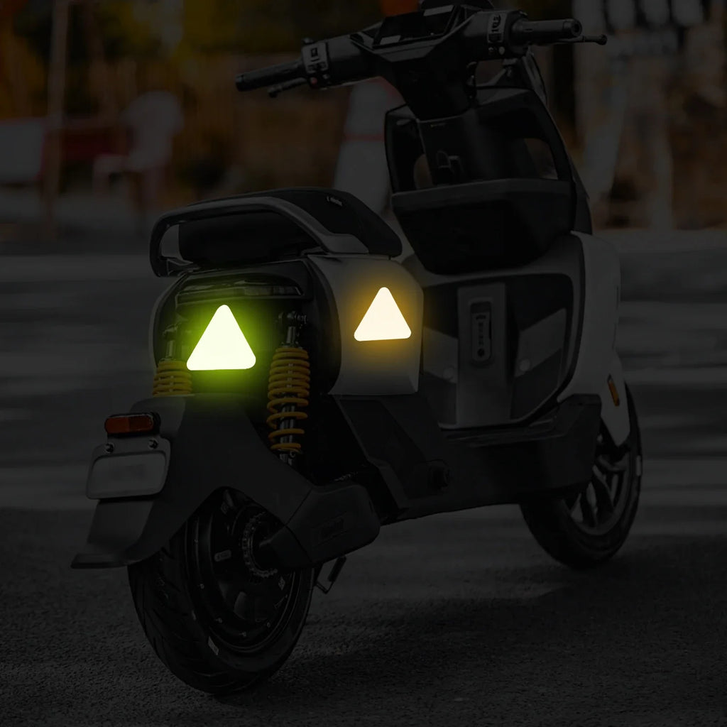 Car Reflective Stickers Night Light Safety and Warning Triangle Reflector Rear Light Sign Strips Exterior Decoration Accessories